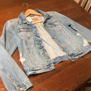 Large Hollister Jean Jacket Never Been Worn!!